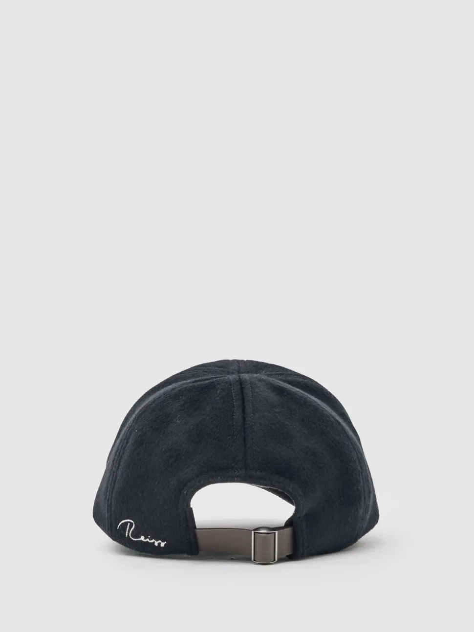 Reiss Navy Sable Wool-Blend Baseball Cap