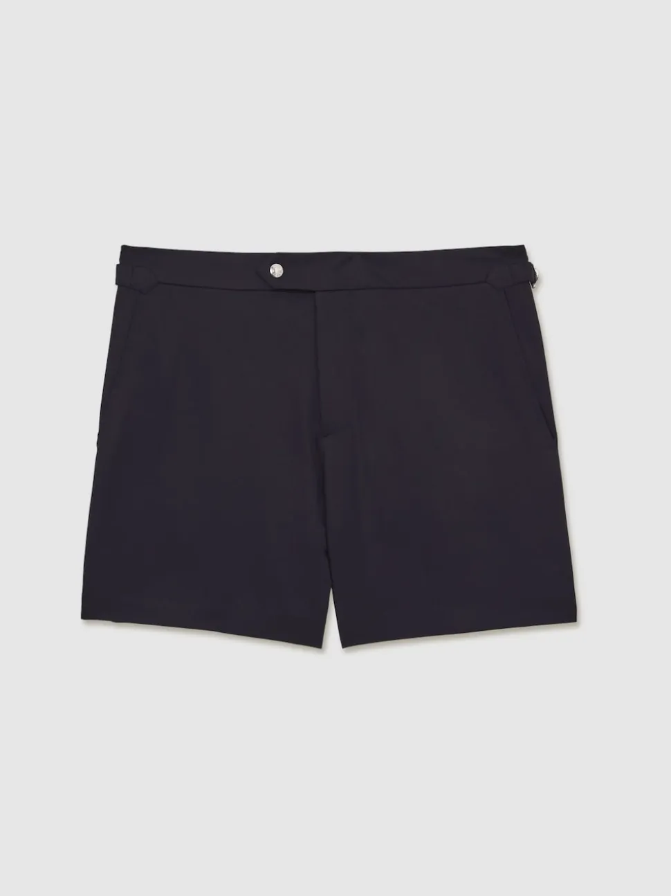 Reiss Navy/Blue Stripe Sol Stripe Side Adjuster Swim Shorts