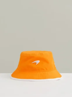 Reiss Papaya Orange Fan Bucket Hat McLaren F1 Team Speedmark Bucket Hat