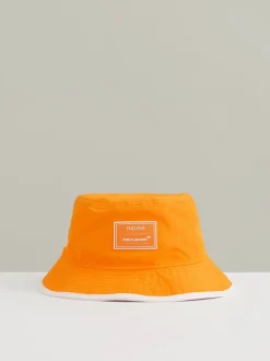 Reiss Papaya Orange Fan Bucket Hat McLaren F1 Team Speedmark Bucket Hat