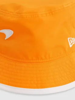 Reiss Papaya Orange Fan Bucket Hat McLaren F1 Team Speedmark Bucket Hat