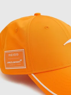 Reiss Papaya Orange 9Forty McLaren F1 Team Speedmark Logo Cap Unisex Fit