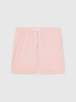 Reiss Pink Cliff Drawstring Swim Shorts