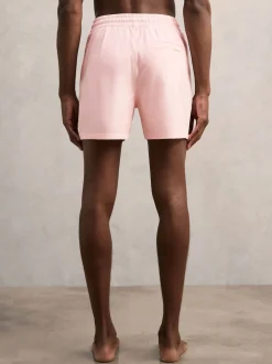 Reiss Pink Cliff Drawstring Swim Shorts