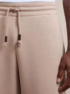 Reiss Pink Monterey Cotton-Blend Fleece-Back Joggers