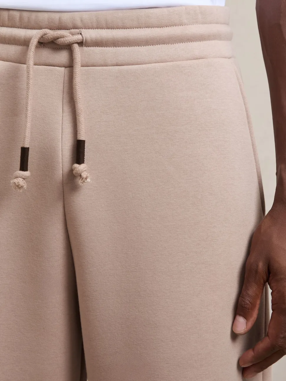 Reiss Pink Monterey Cotton-Blend Fleece-Back Joggers