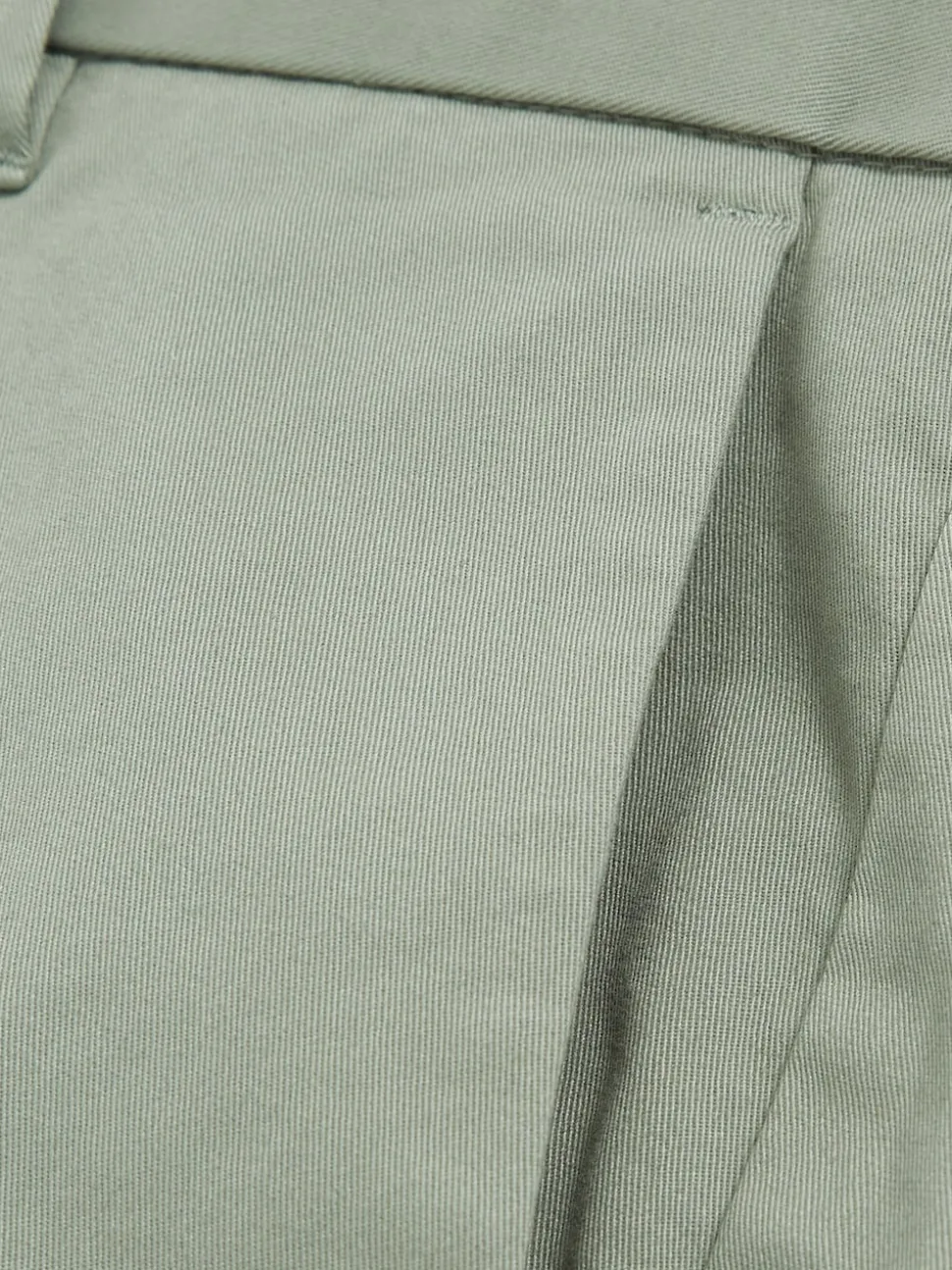 Reiss Pistachio Wicket Cotton Chino Shorts with Stretch