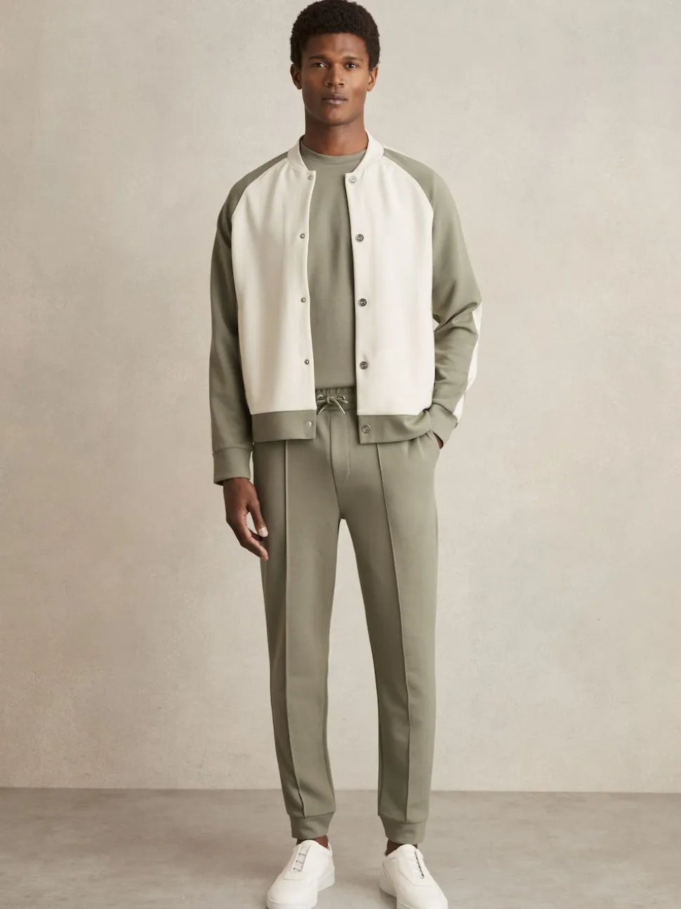 Reiss Sage Premier Stretch-Jersey Tailored Joggers