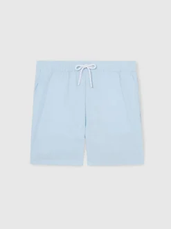 Reiss Soft Blue Cliff Drawstring Swim Shorts