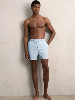 Reiss Soft Blue Cliff Drawstring Swim Shorts