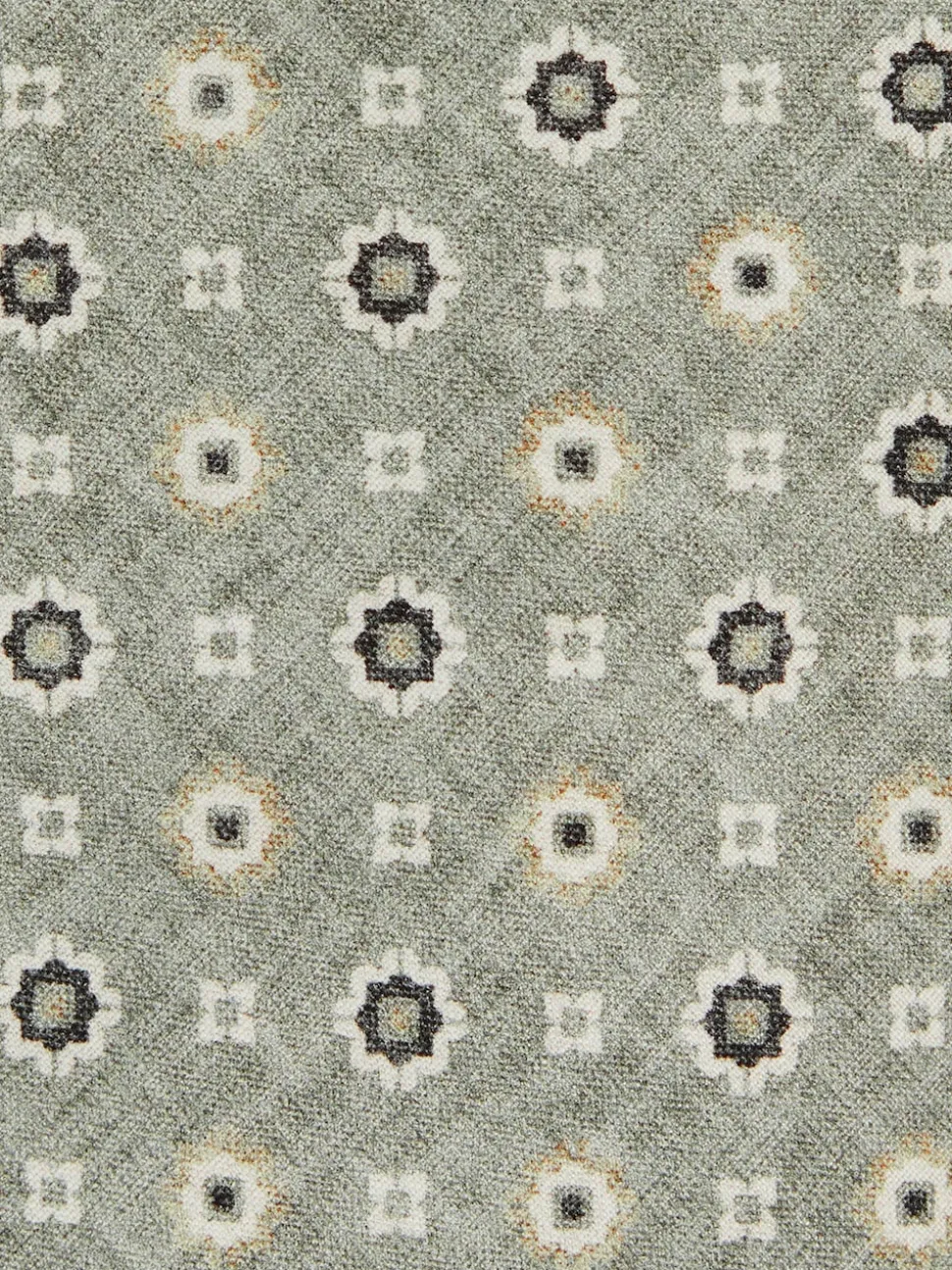 Reiss Soft Sage Cosimo Silk Floral-Medallion Tie