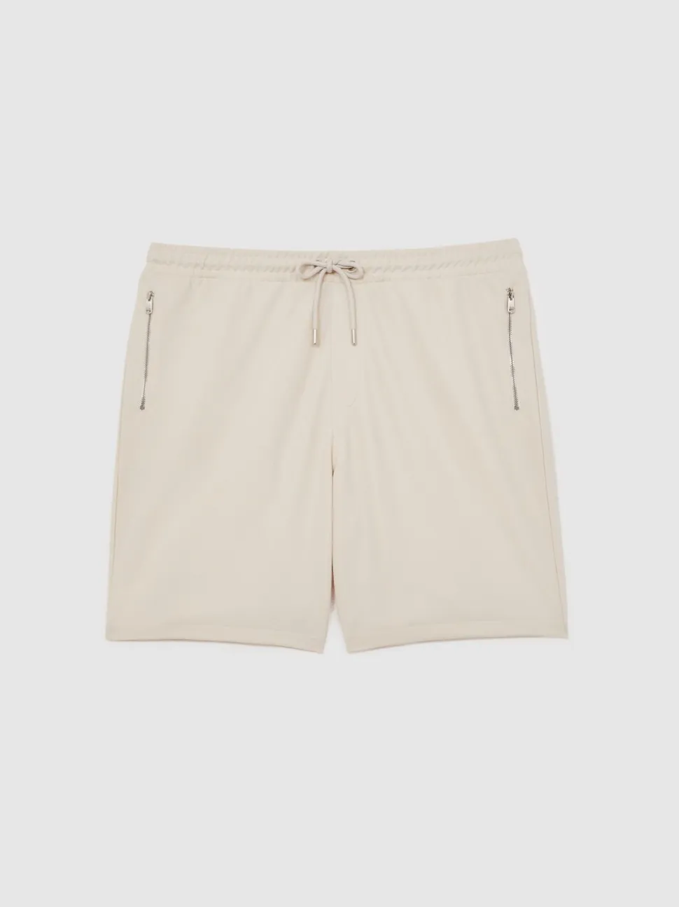 Reiss Stone Barber Textured Drawstring Shorts