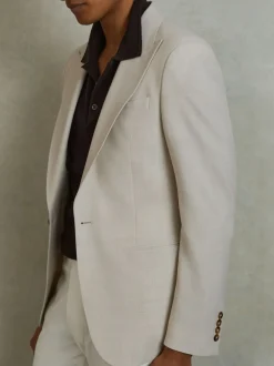 Reiss Stone Belmont Sb Slim Fit Single Breasted Blazer