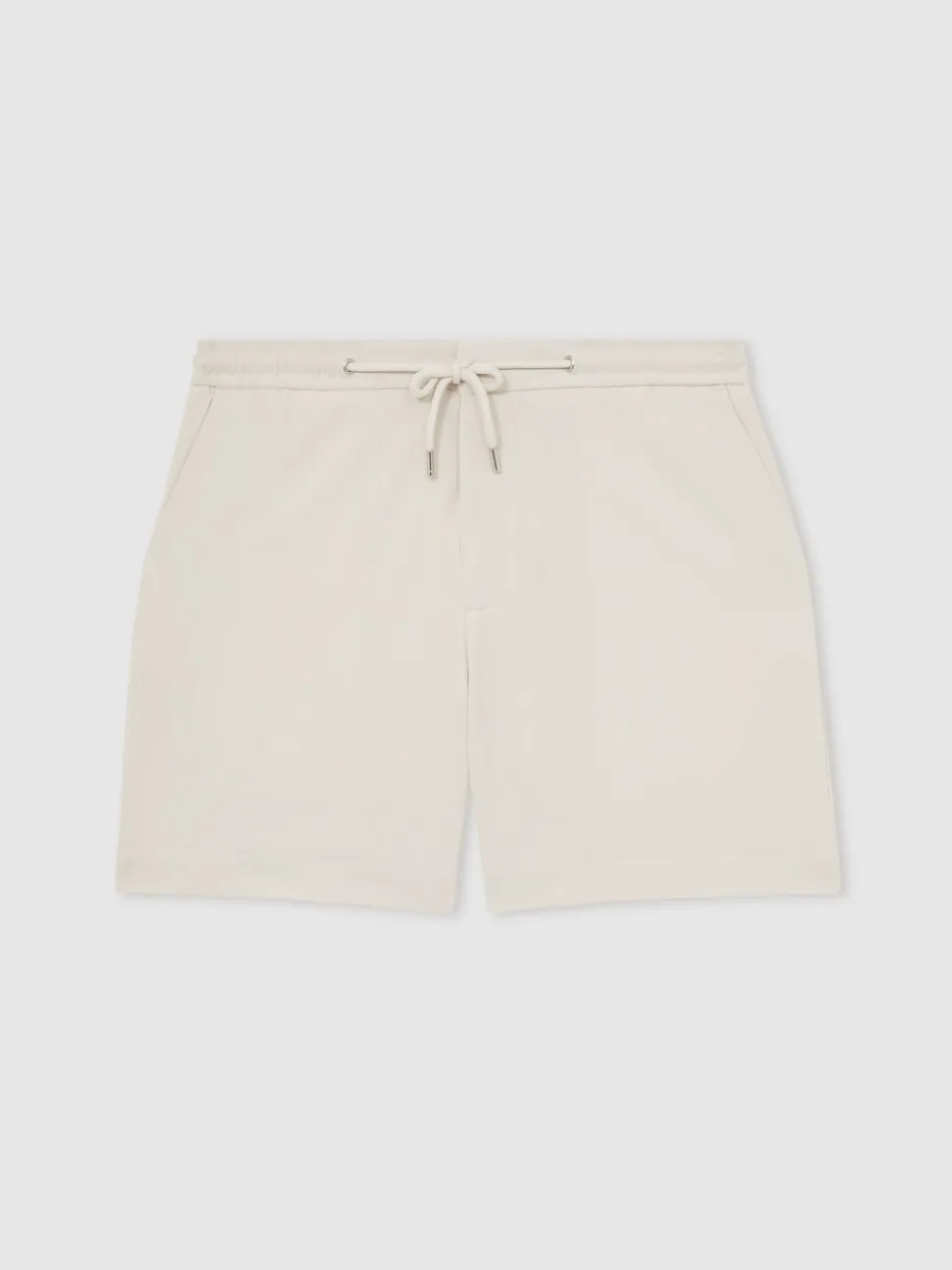 Reiss Stone Newmark Textured Drawstring Shorts