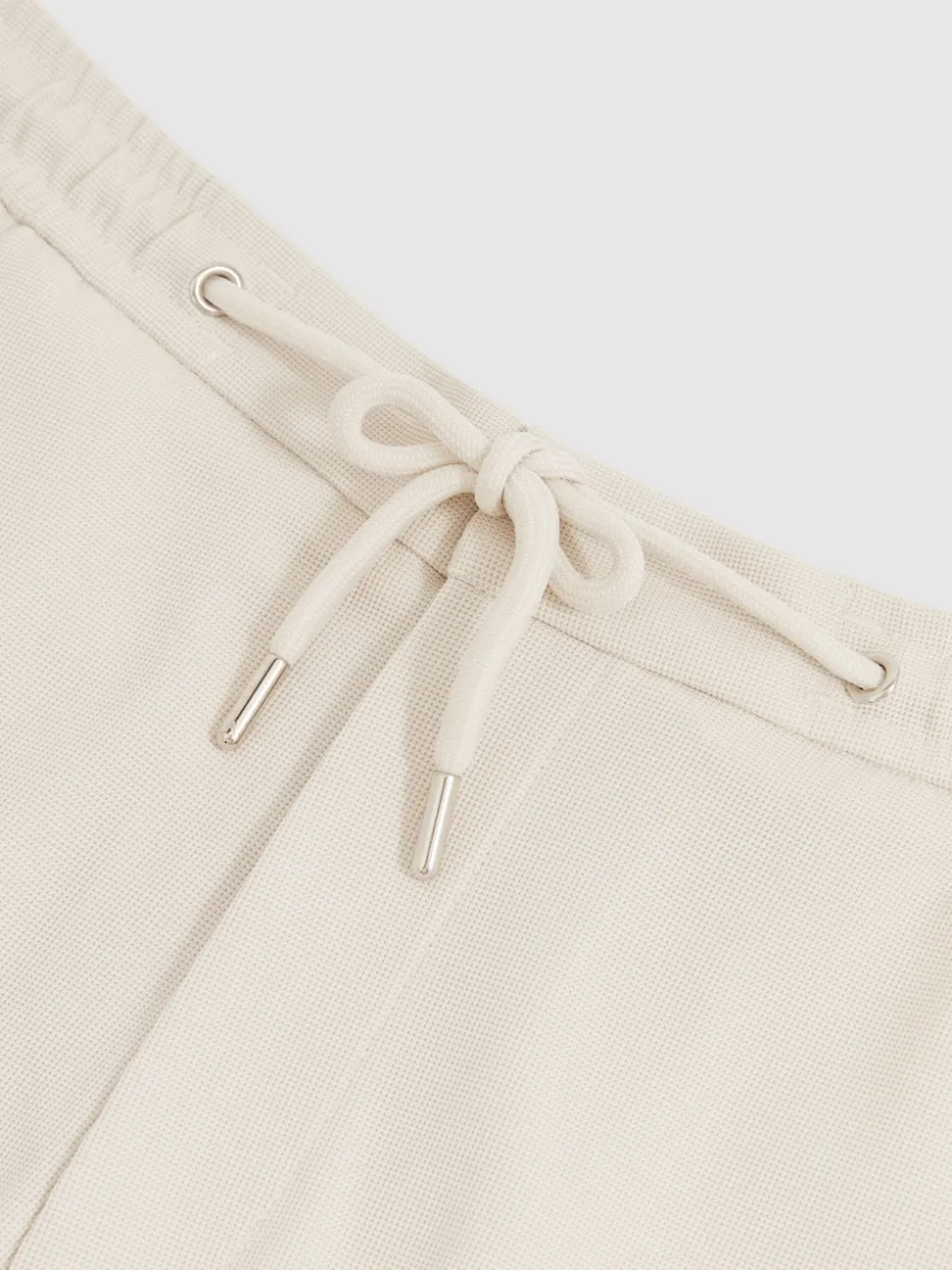 Reiss Stone Newmark Textured Drawstring Shorts