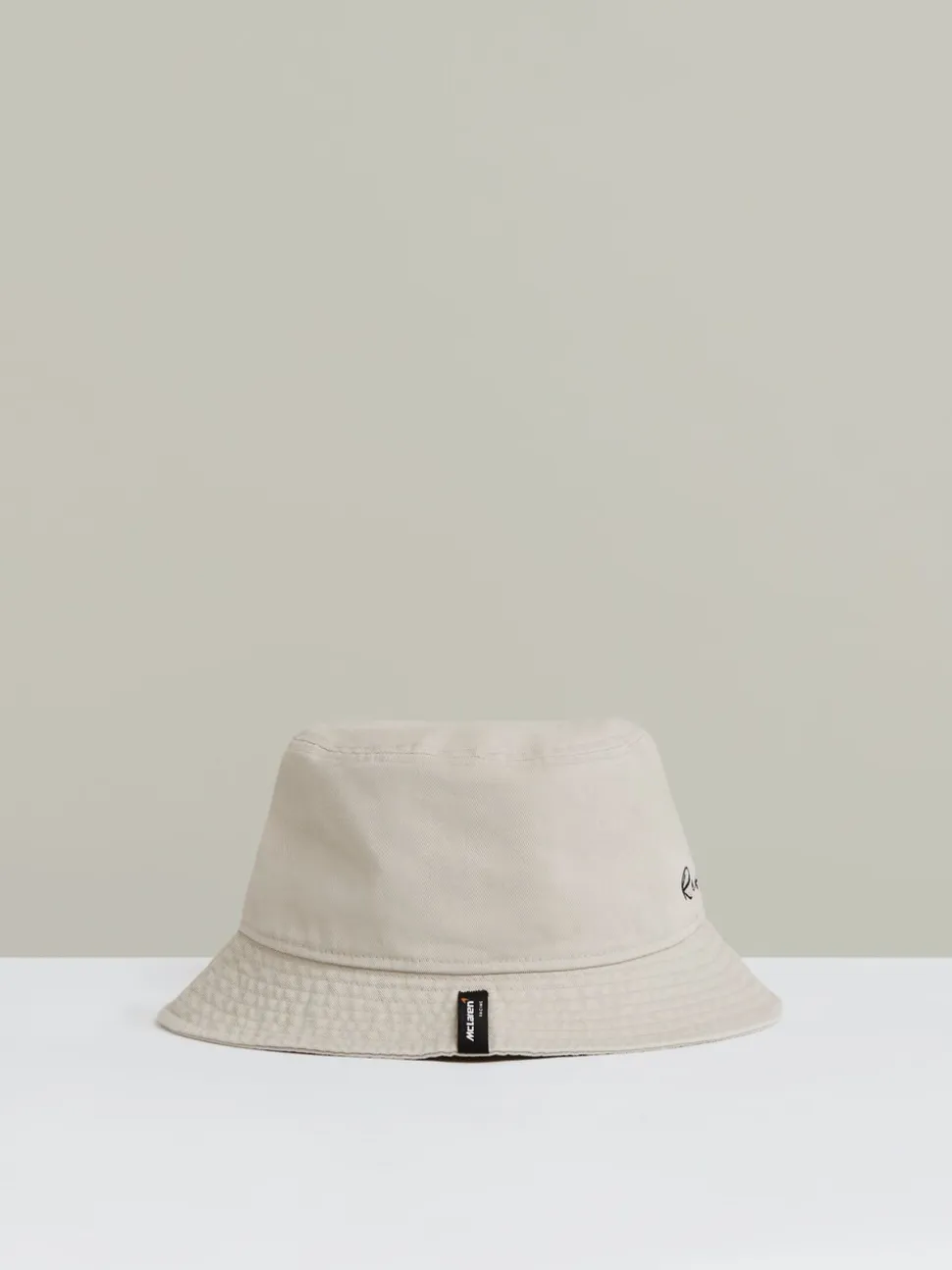 Reiss Stone Tapered Unisex Fit McLaren Racing Cotton Bucket Hat