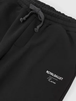 Reiss Washed Black Jeté Reiss | Royal Ballet Cuffed Joggers