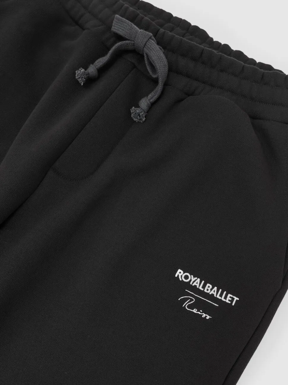 Reiss Washed Black Jeté Reiss | Royal Ballet Cuffed Joggers