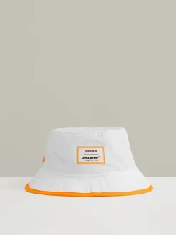 Reiss White Fan Bucket Hat McLaren F1 Team Speedmark Bucket Hat