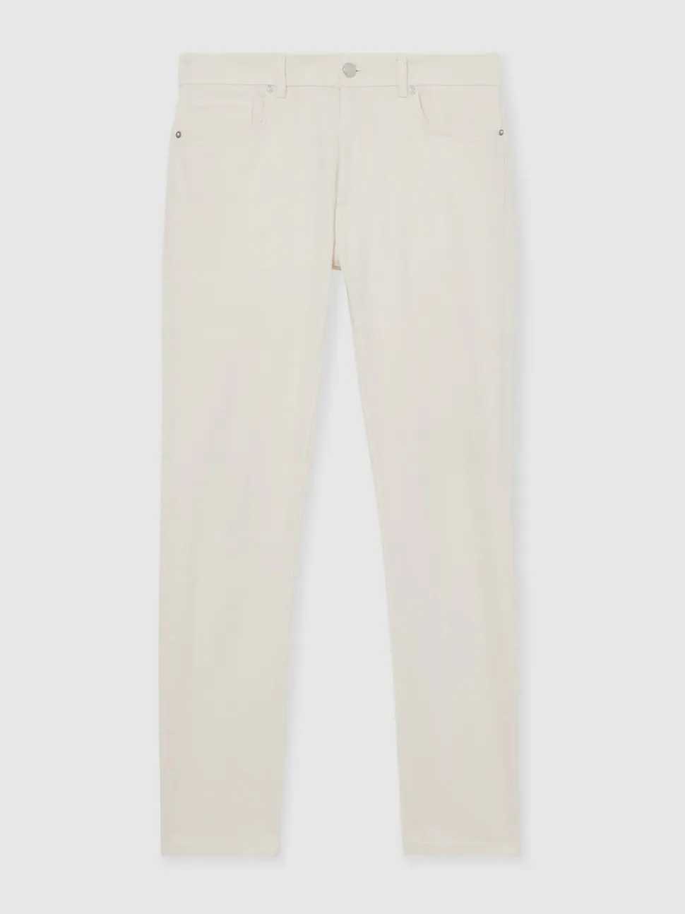 Reiss White Picton Cotton-Stretch Slim-Fit Jeans