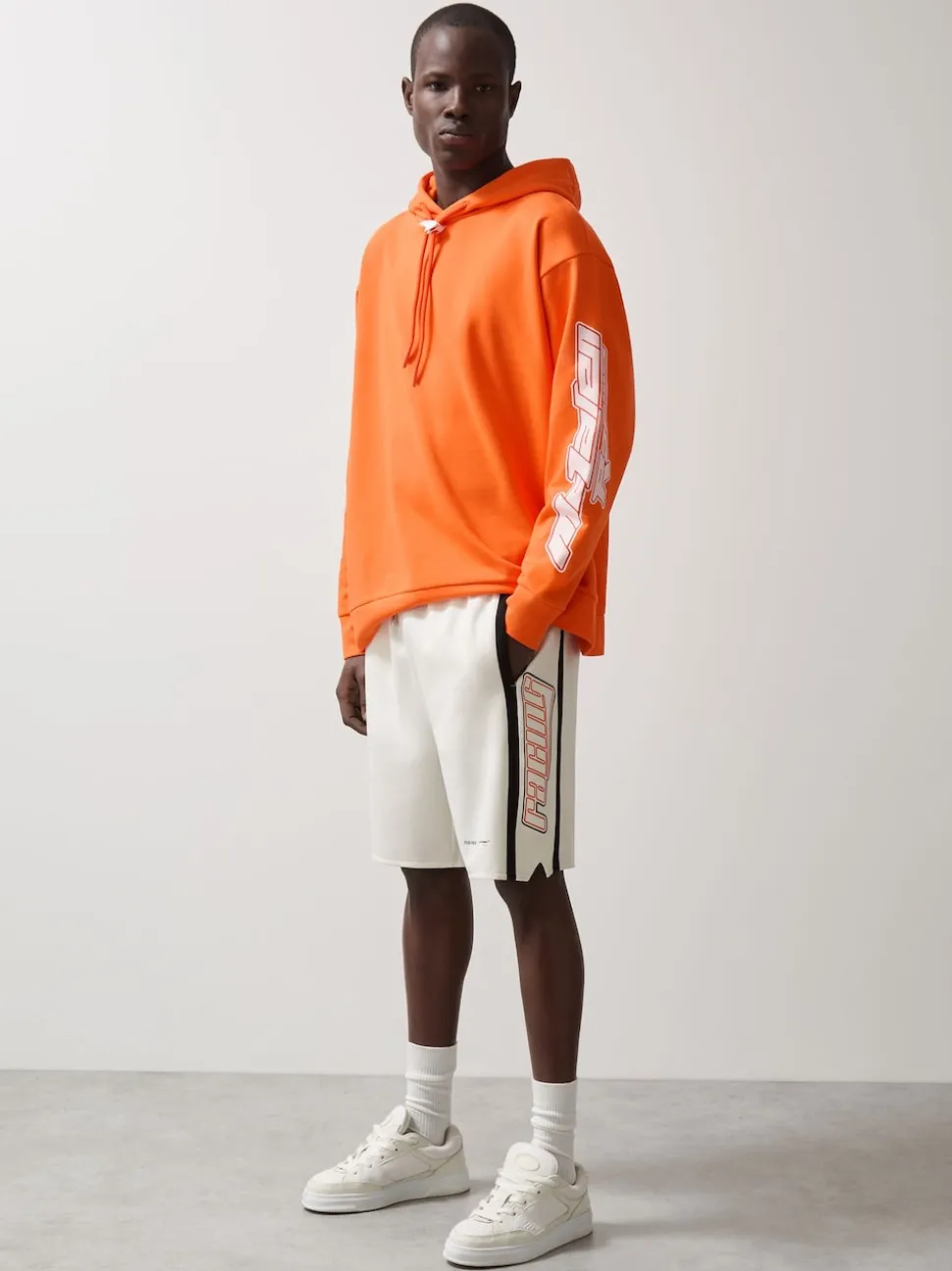 Reiss White Ride McLaren F1 Team Drawstring Shorts