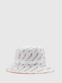 Reiss x McLaren F1 Team White McLaren F1 Printed Bucket Hat