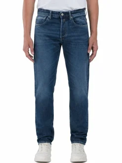 Replay Rinse Straight Fit Grover Stretch Jeans