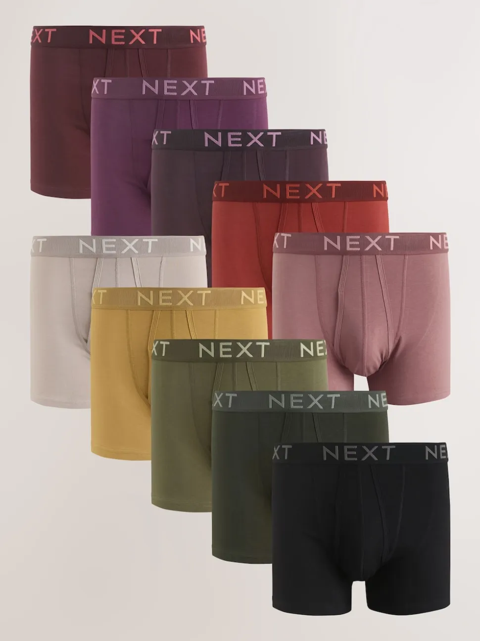 Rich Blue/ Red 10 pack A-Front Boxers