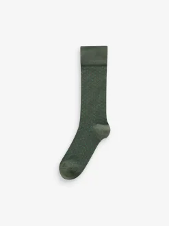 Rich Colour Spot Pattern Modal Signature Socks 4 Pack