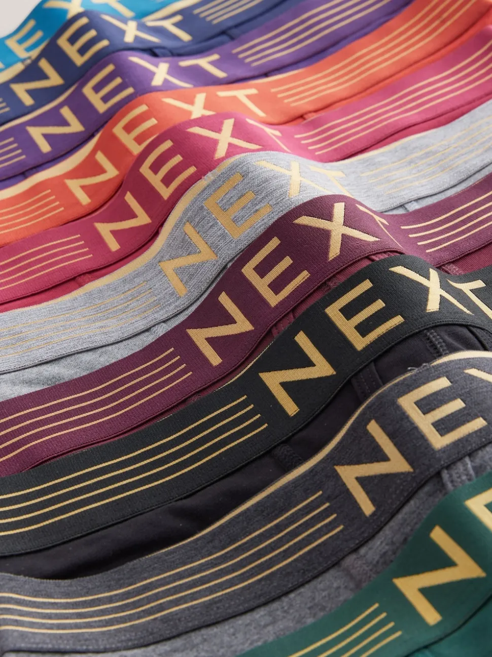 Rich Navy/Purple/Orange 10 pack A-Front Boxers