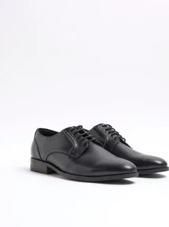 River Island Black Formal Derby Shoes