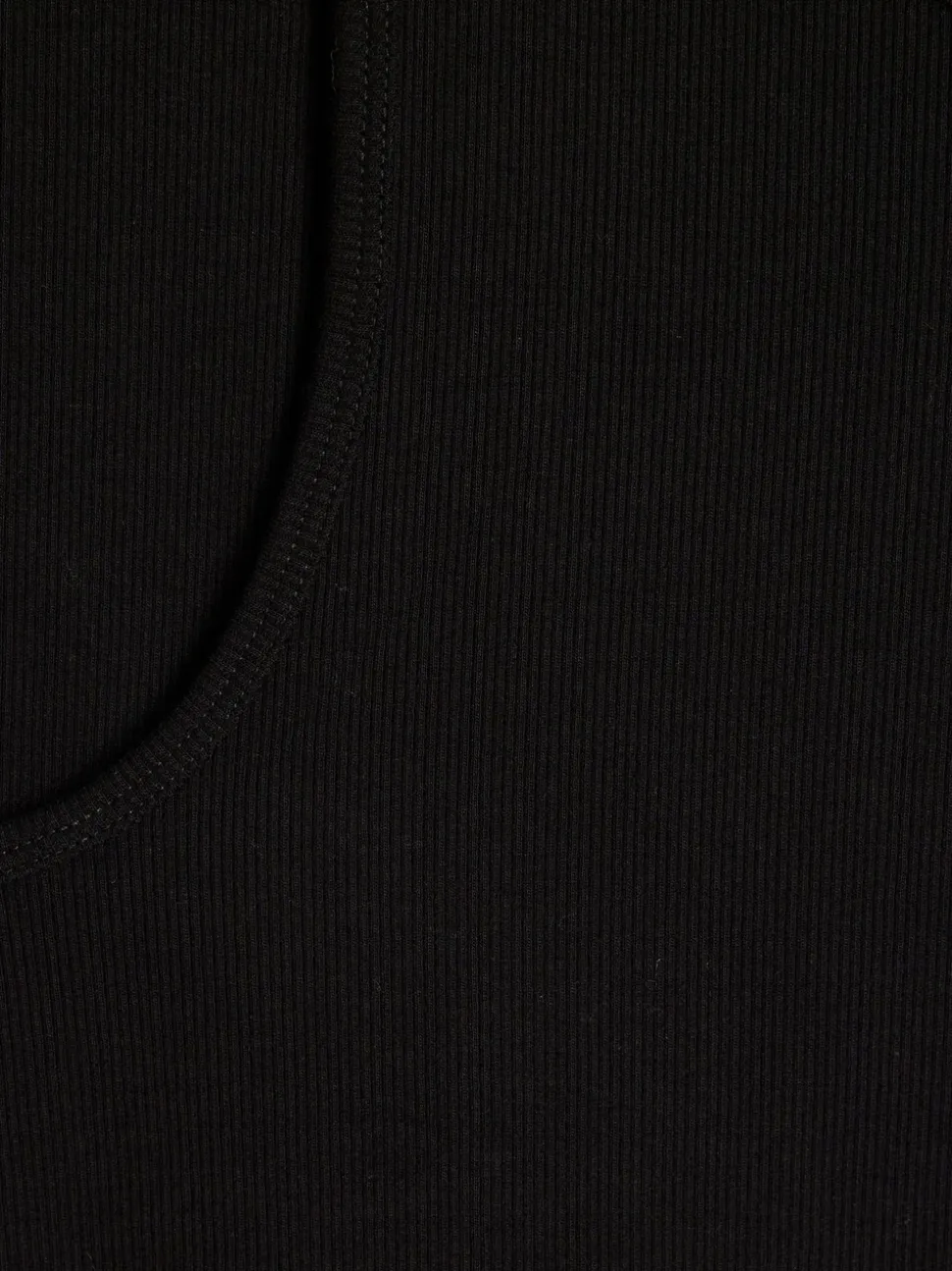 River Island Black Muscle fit Ribbed vests 2 pack