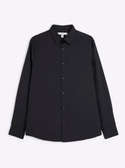River Island Black Slim Fit Formal Shirt