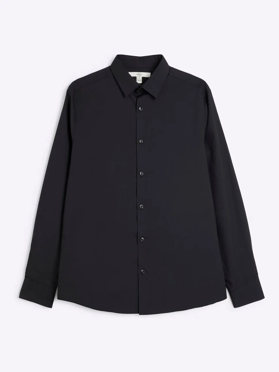 River Island Black Slim Fit Formal Shirt