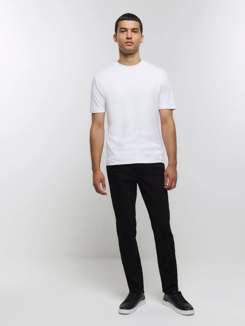 River Island Black Slim Fit Stretch Jeans