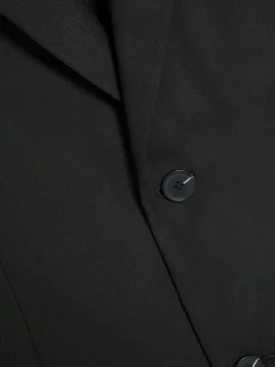 River Island Black Slim Fit Plain Slim Suit Jacket
