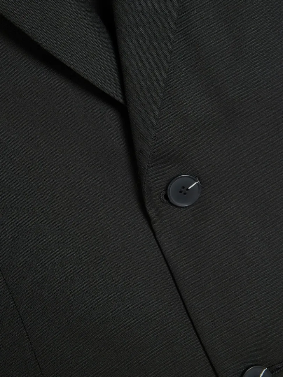 River Island Black Slim Fit Plain Slim Suit Jacket