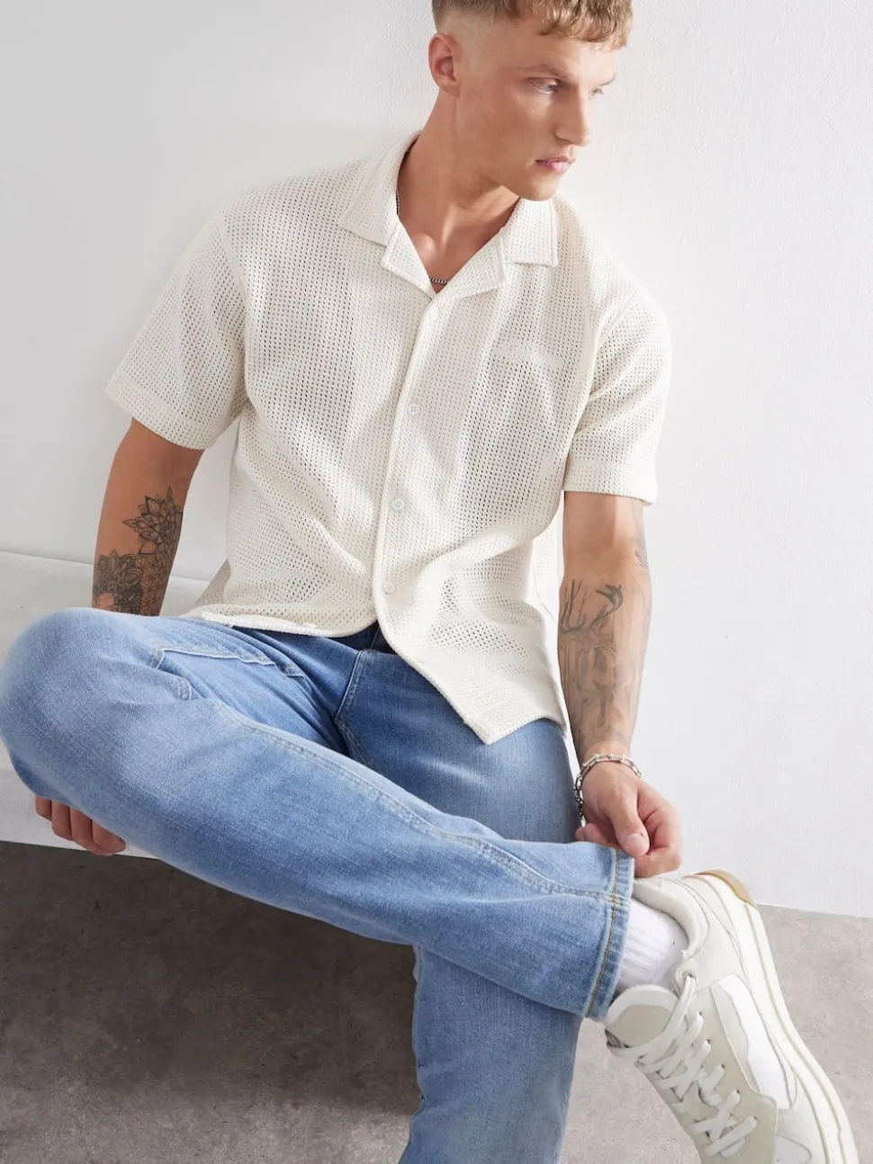 River Island Blue Skinny Stretch Jeans