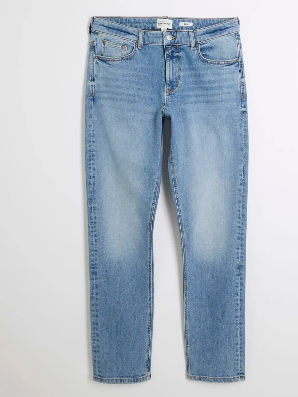 River Island Blue Slim Fit Jeans