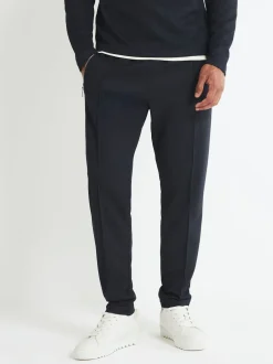 River Island Blue Slim Fit Pique Joggers