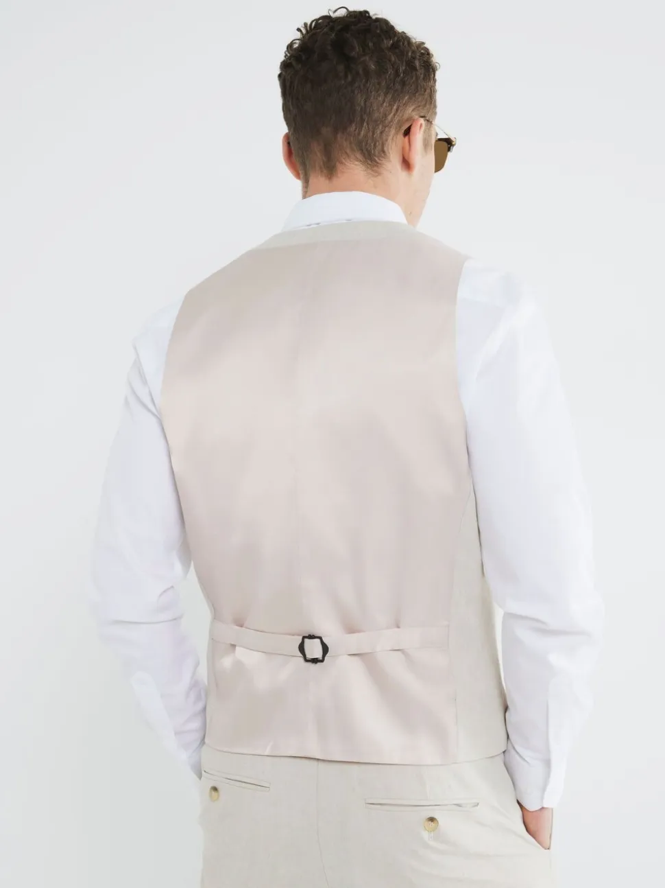 River Island Cream Waistcoat