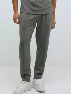 River Island Green Slim Fit Interlock Joggers