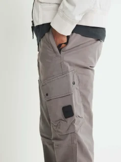 River Island Grey Regular Fit Stretch Cargo Trousers