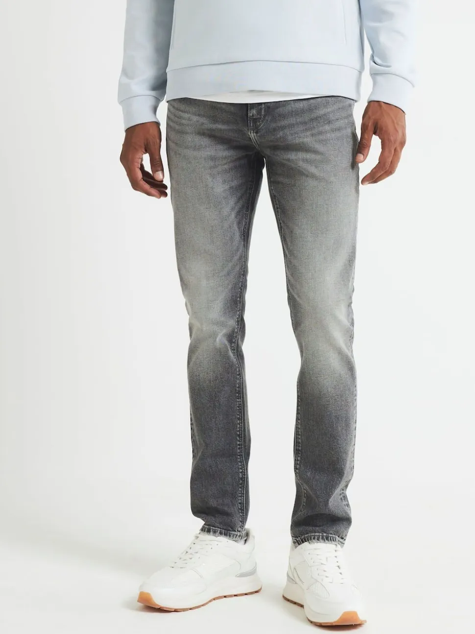 River Island Grey Skinny Fit Stretch Jeans