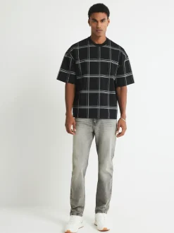 River Island Grey Slim Fit Stretch Jeans