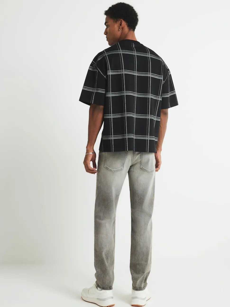 River Island Grey Slim Fit Stretch Jeans