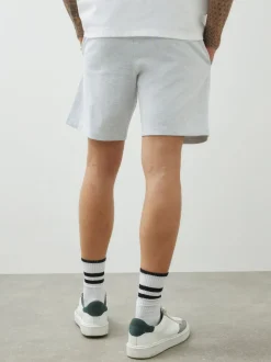 River Island Grey/Black Regular Fit Jersey Shorts 2 Pack