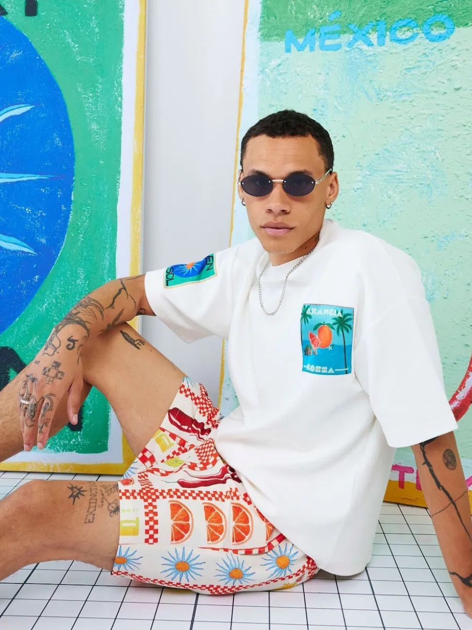 River Island Red Chilli Swim Shorts