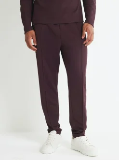 River Island Red Slim Fit Pique Jogger