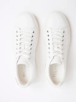 River Island White Lace Up Trainers